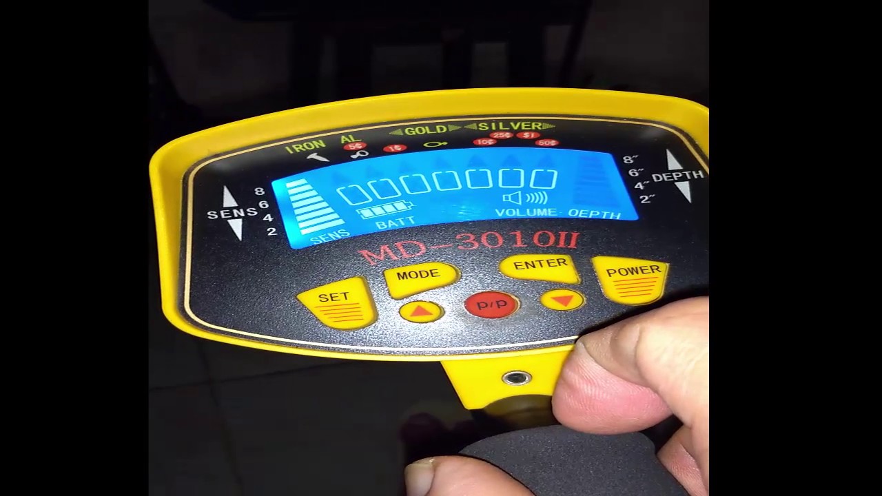 Configurando detector de metal md 3010 II