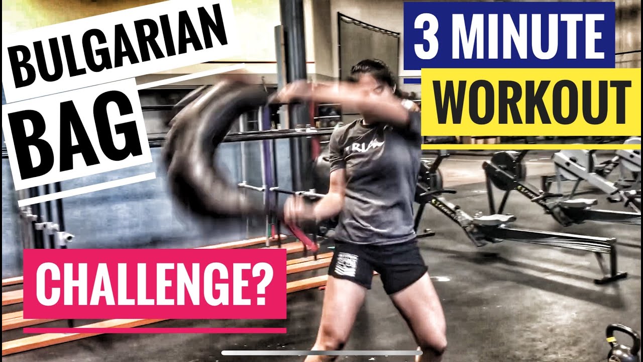3 Minute Bulgarian Bag SMOKER Circuit | Gerrica in the Gym