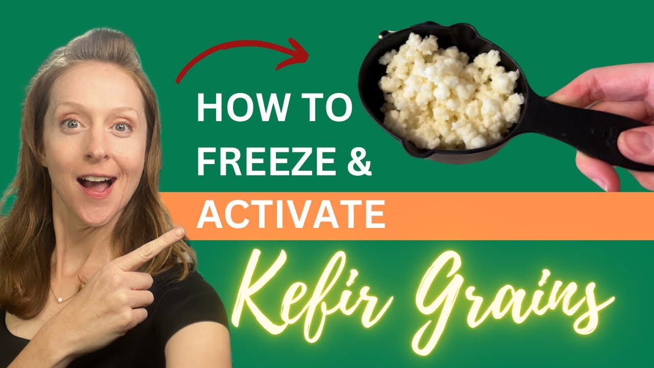 How to FREEZE Milk Kefir Grains and ACTIVATE Them After Without Killing Them 🥶☠️