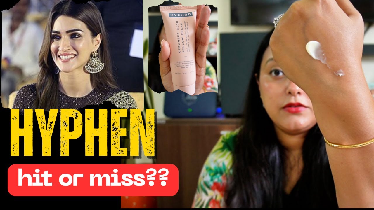 Hyphen Ceramide Pillow Cream Honest Review | Best Night Cream for Glowing Skin