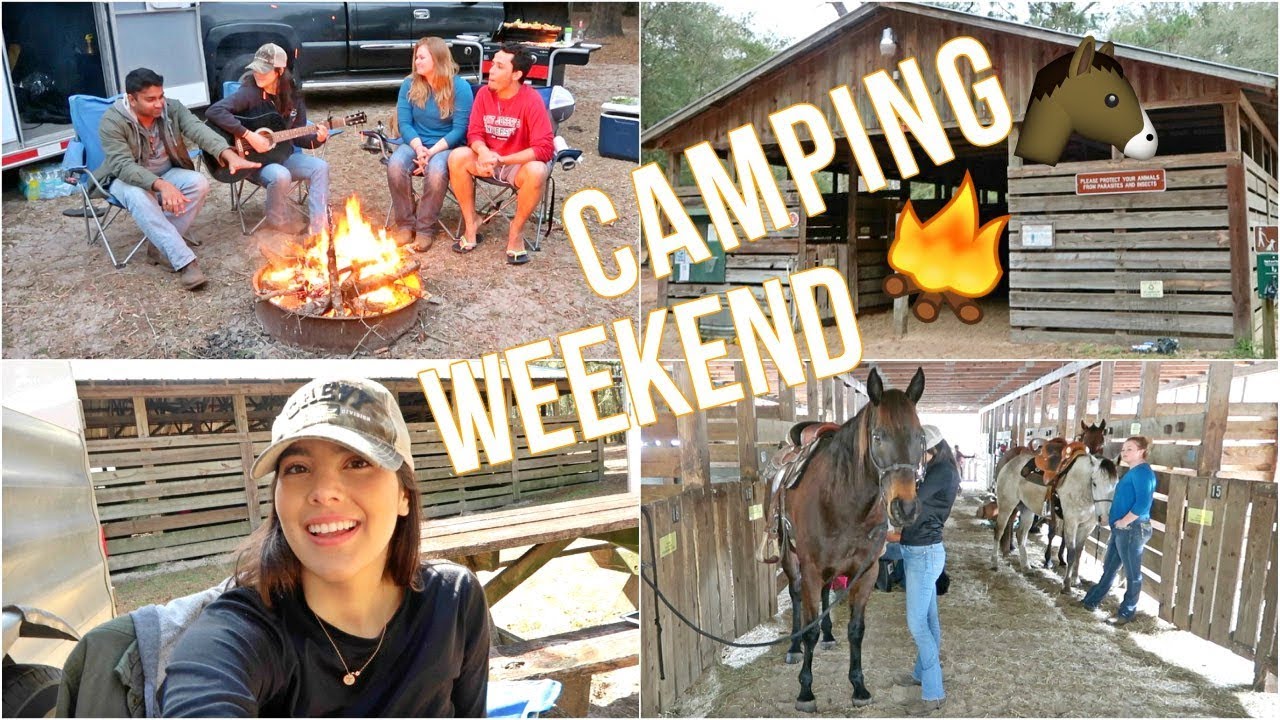 Camping With HORSES! | My Horse Reared! + Barn Tour