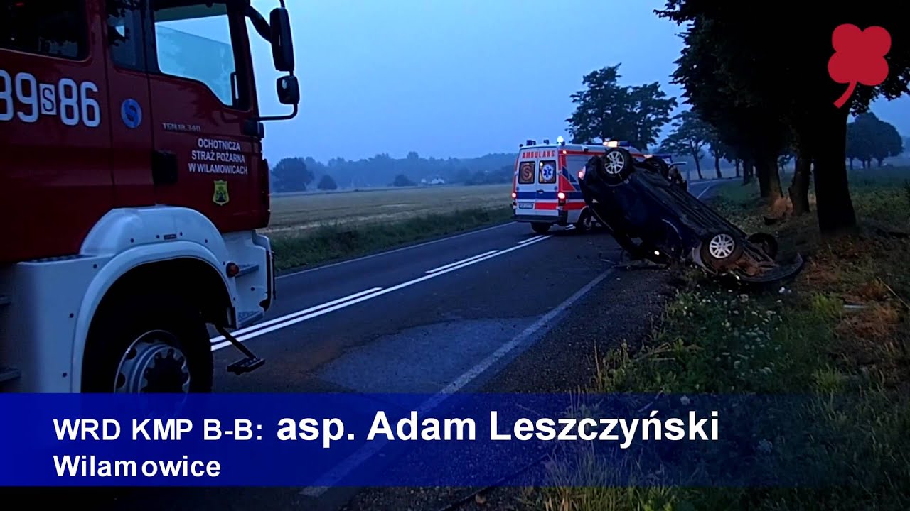 Wilamowice - śmiertelny wypadek drogowy