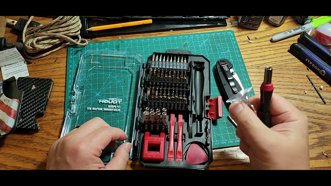 HyperTough 77 pc Electronic Repair Kit (for knives too)