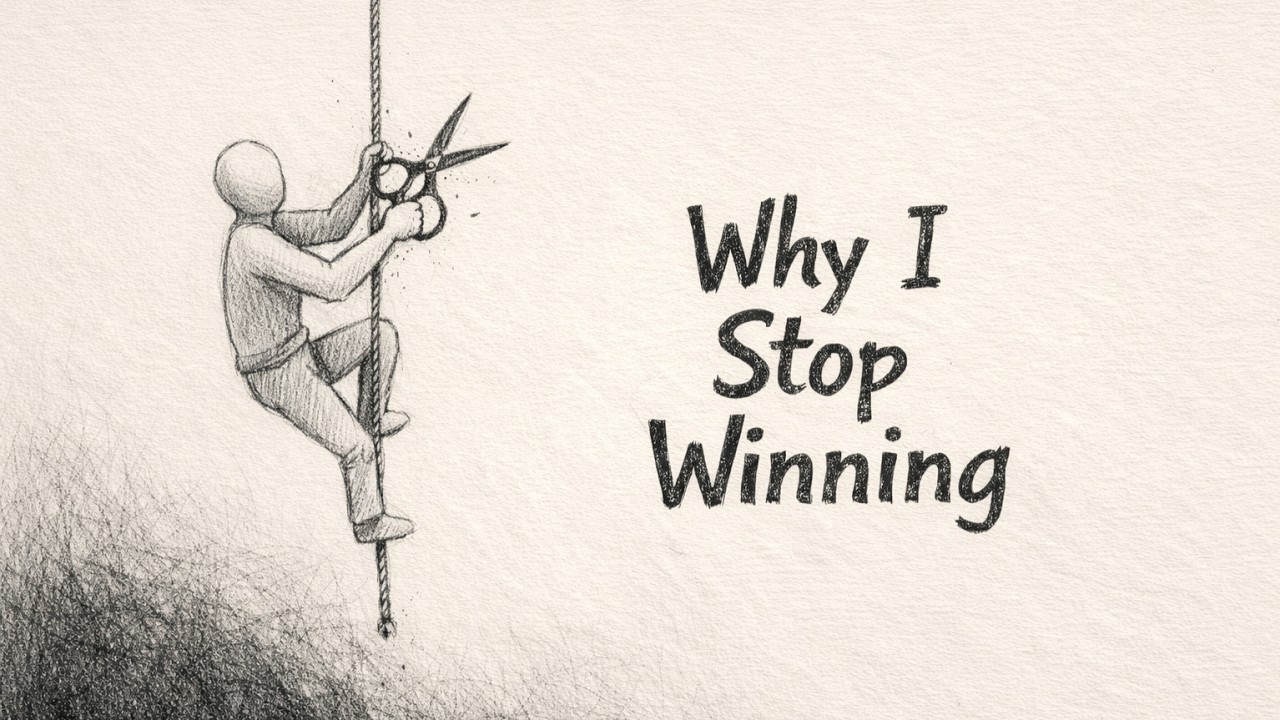 Why You Self-Sabotage When Things Start Going Well (The Real Reason You Stop Improving)