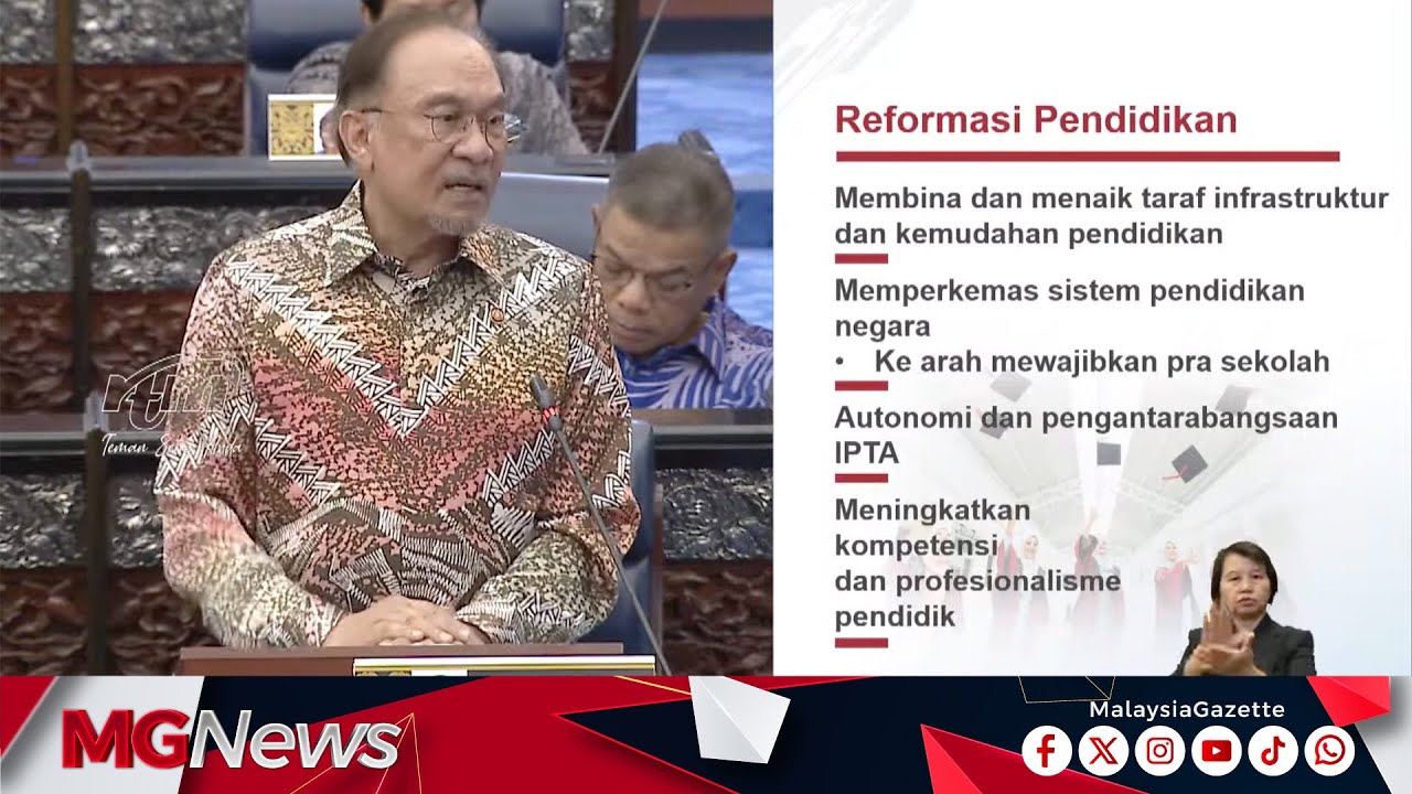 RMK13: Prasekolah Pada Usia 5 Tahun Akan Diwajibkan, Sektor Pendidikan Terima RM67 Bilion - PM Anwar