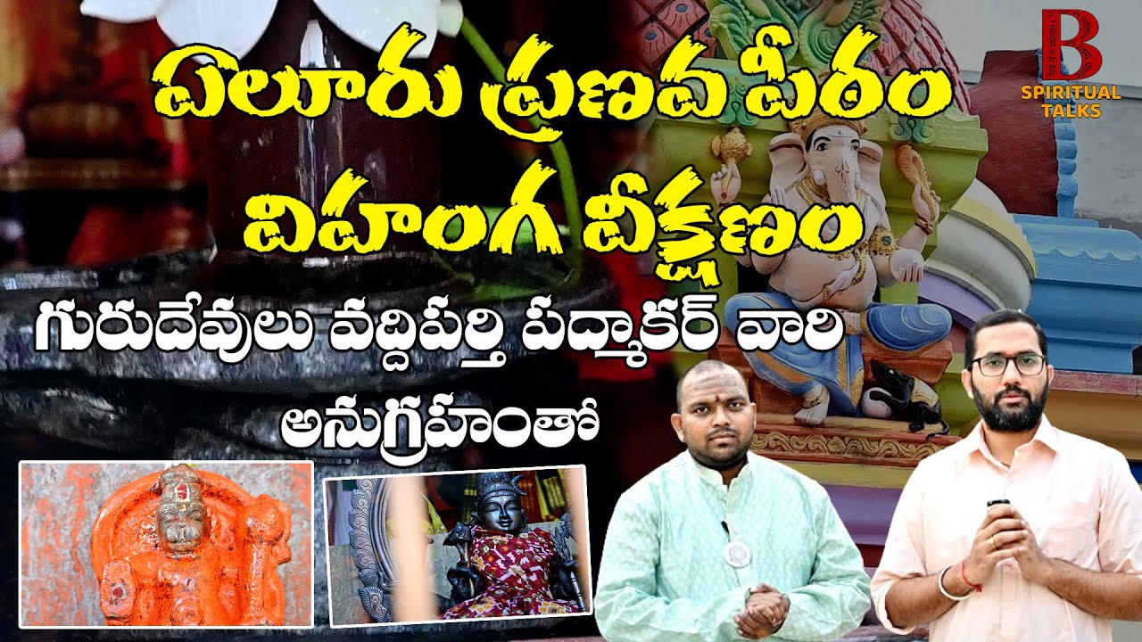 ఏలూరు ప్రణవ పీఠం విహంగ వీక్షణం | గురుదేవులు వద్దిపర్తి పద్మాకర్ గారు | అశోక్ | భరతవర్ష
