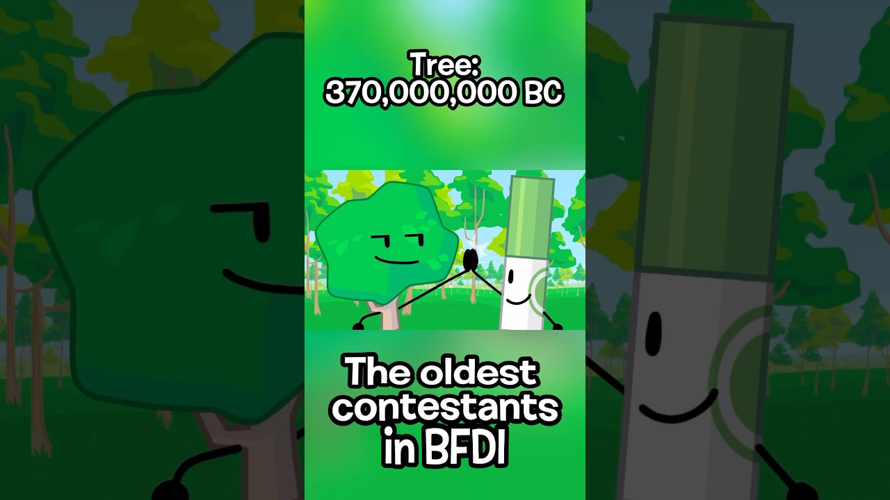The OLDEST contestants in BFDI:TPOT?? #funk #shorts #bfb #bfdi #tpot