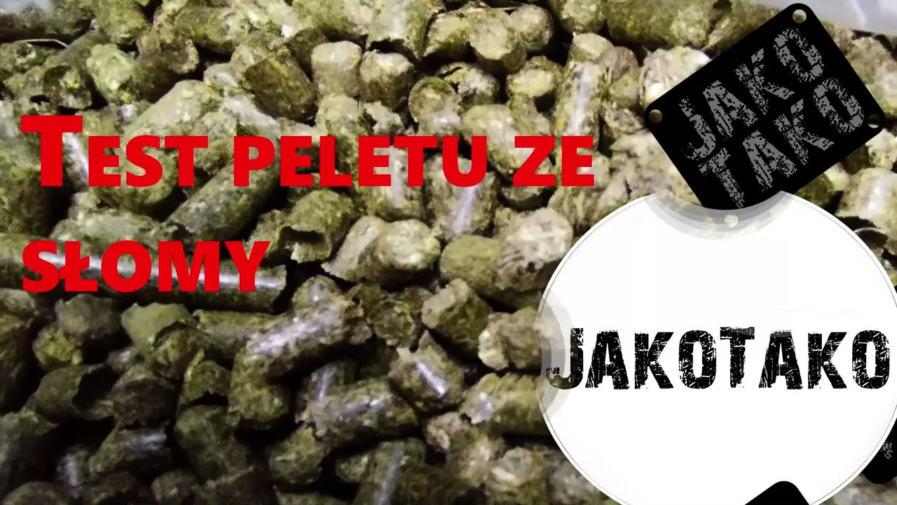 Szybki test pelletu ze słomy .