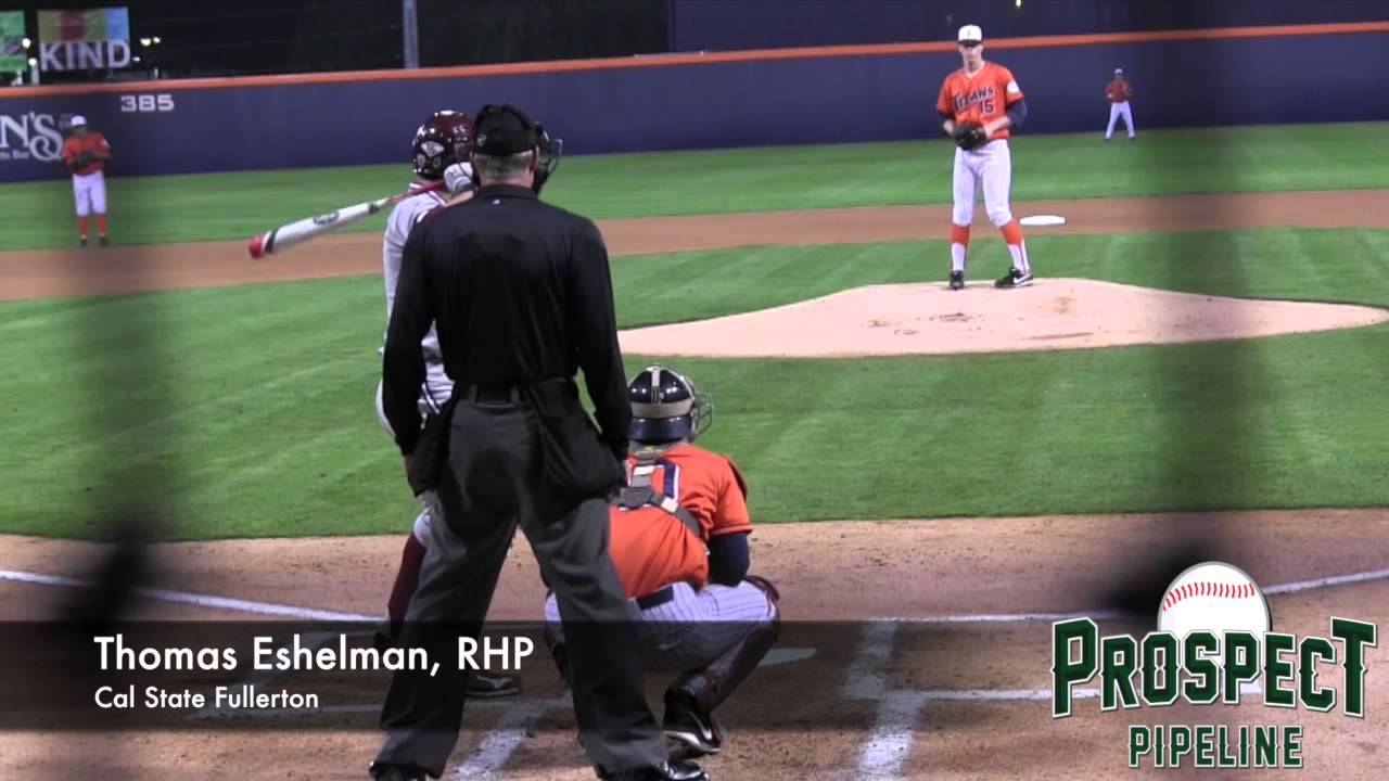Thomas Eshelman Prospect Video, RHP, Cal State Fullerton #mlbdraft