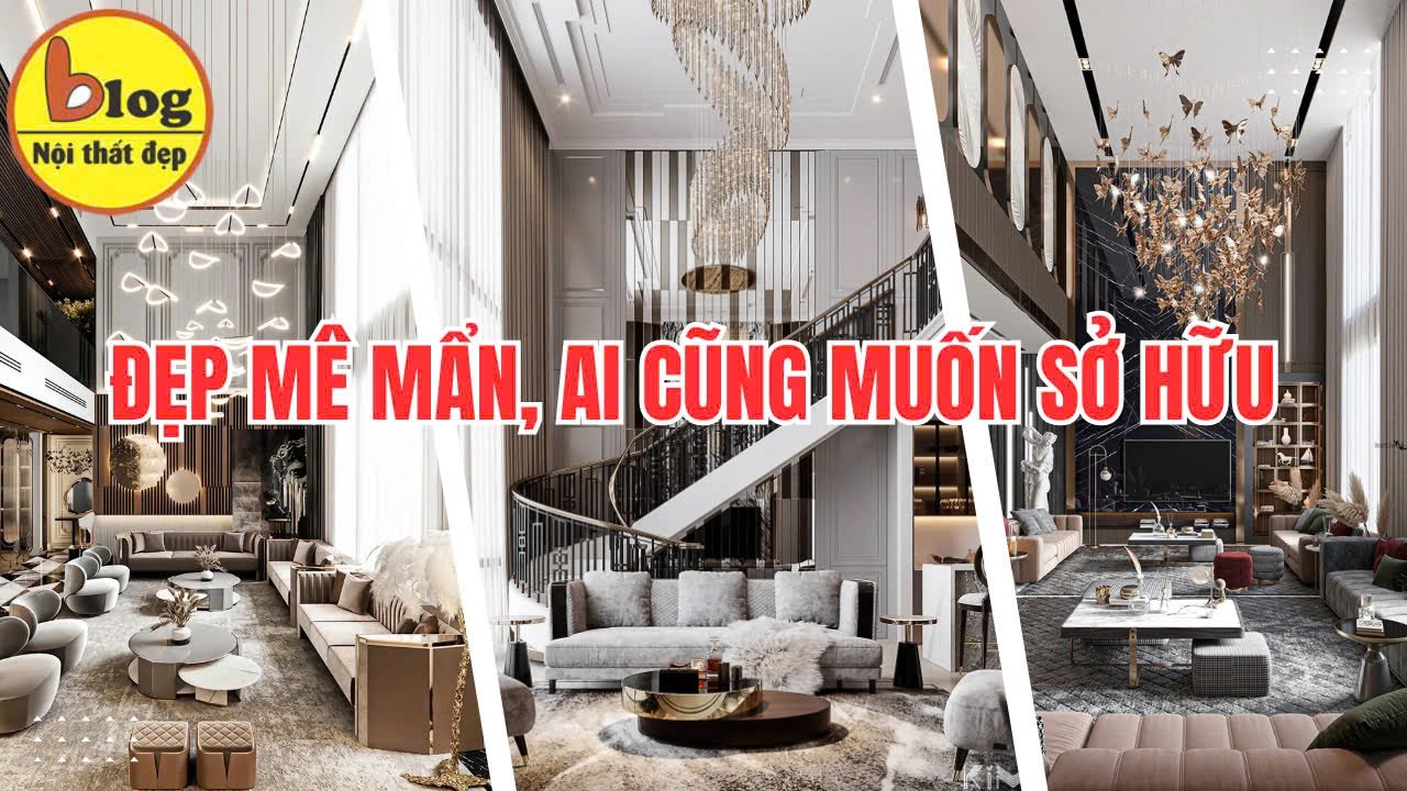 Top mẫu thiết kế căn hộ Duplex thông tầng sang trọng đẳng cấp
