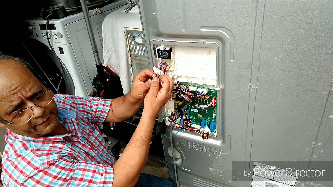 التعرف على لوحة التحكم فى الثلاجه / how to understand the control panel in a LG refrigerator