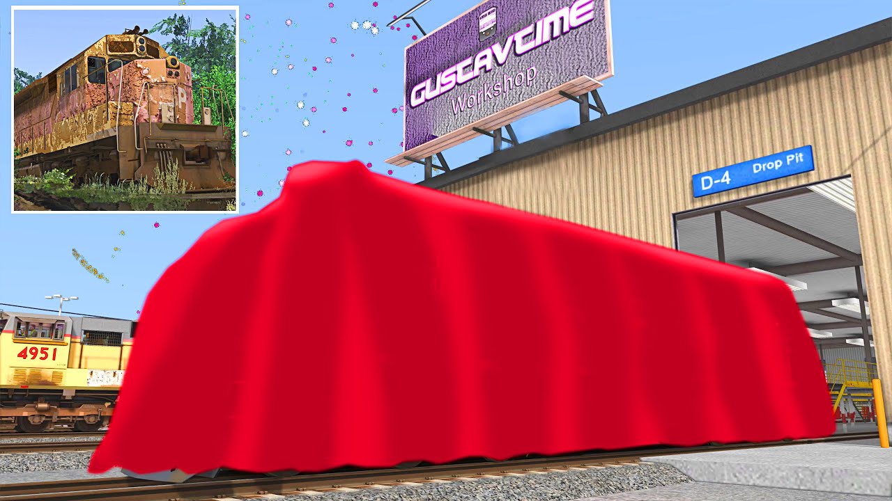 Restoration of the Locomotive abandoned in the lake!