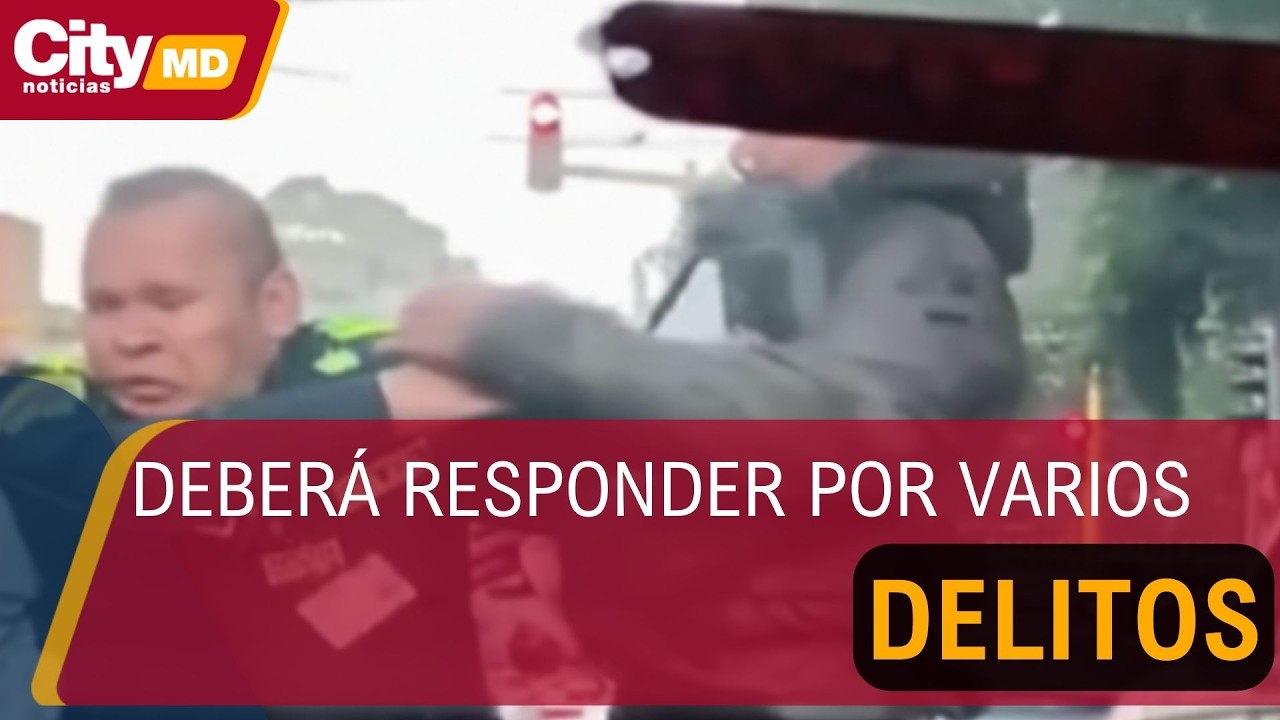 Capturan a hombre que agredió a un policía en Suba y causó daños a una patrulla | CityTv