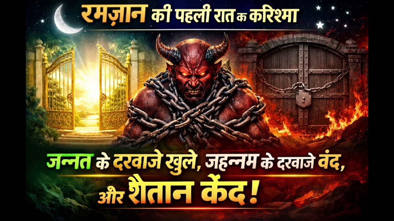 रमज़ान की पहली रात का करिश्मा | जन्नत के दरवाज़े खुले, जहन्नम बंद और शैतान कैद!