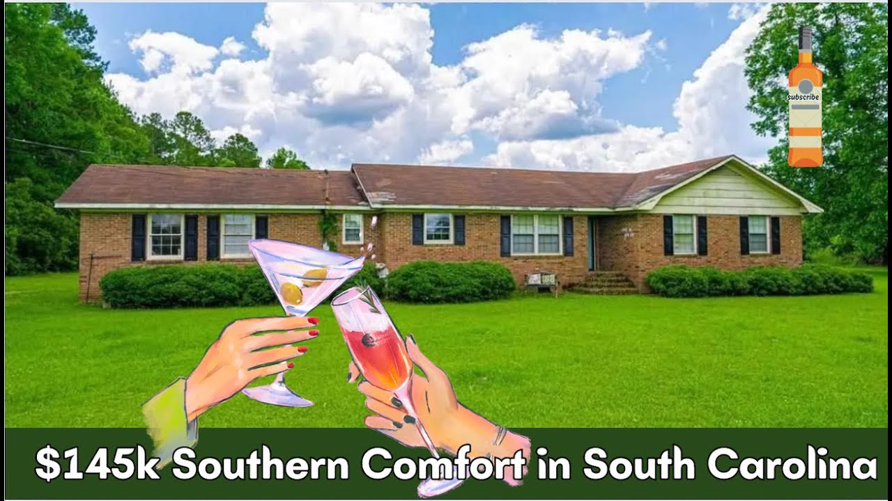 $145k House w/ 6 Acres of Southern Comfort, South Carolina