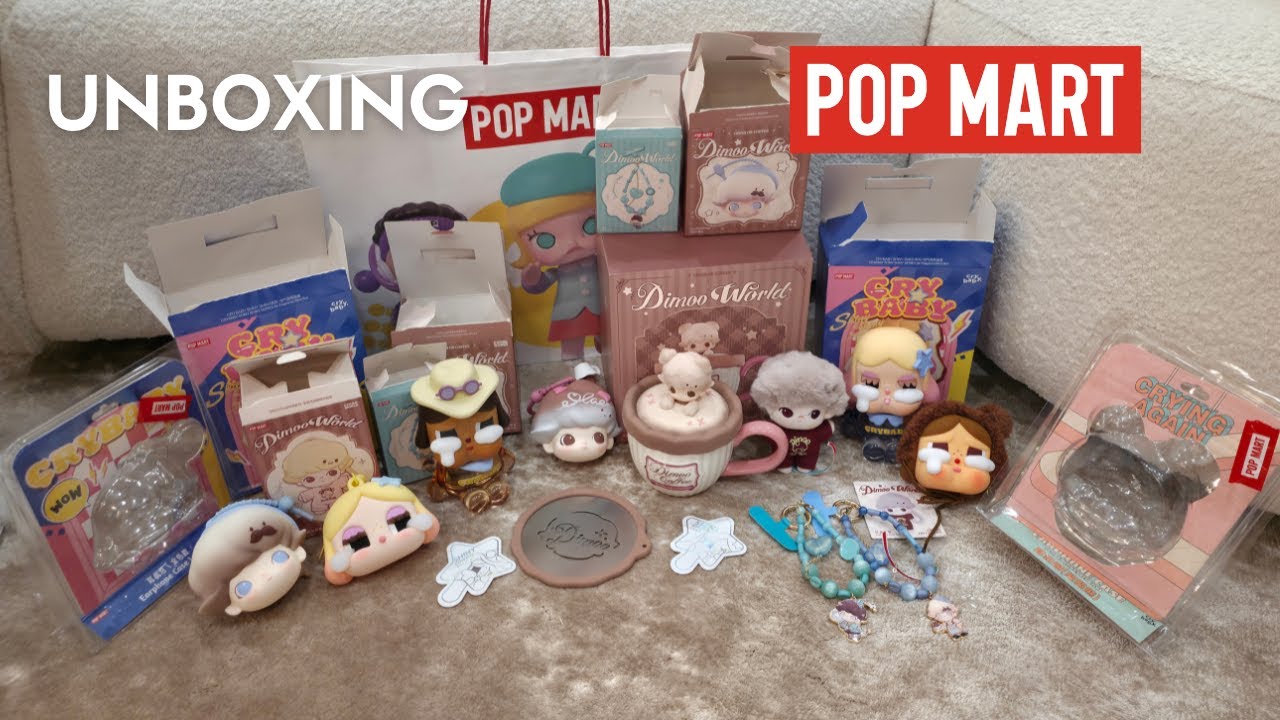 ОГРОМНАЯ РАСПАКОВКА POP MART!! Dimoo «Crush on Coffee» + Cry Baby «Shiny Shiny» ☕✨🎁