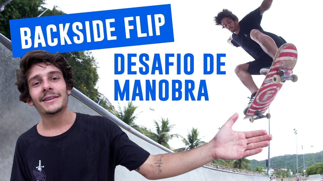 BACKSIDE FLIP NO GAP - Desafio de Manobra - Gian