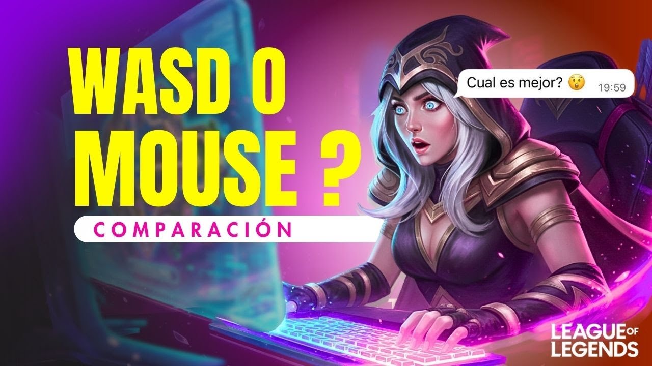 WASD vs MOUSE? 🎯 Uno de ellos te hace MENOS EFICAZ❌(Guía KITING DEFINITIVA)