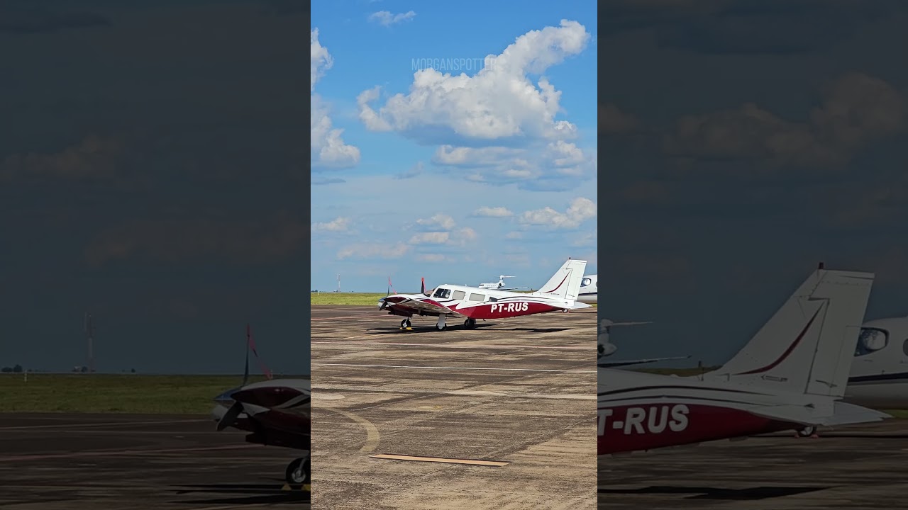 Decolagem do Gulfstream G650 no Aeroporto Internacional de Foz do Iguaçu