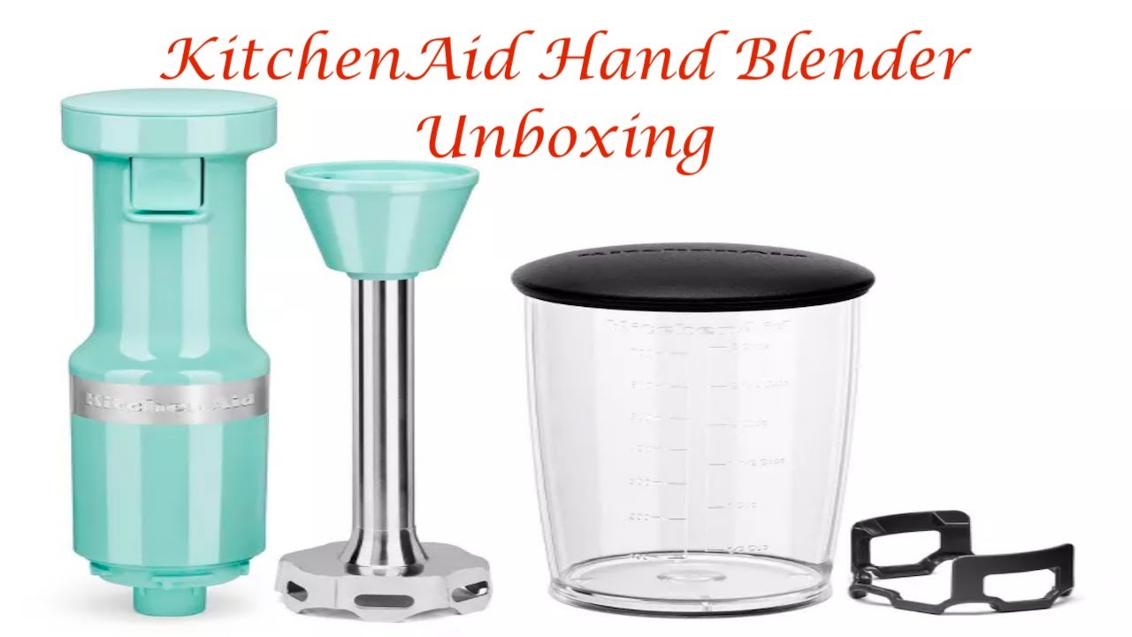KitchenAid Corded Hand Blender Unboxing