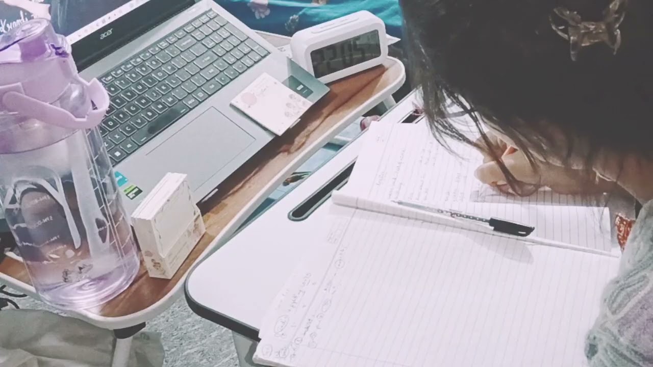 Real Time Study With Me | Silent Room ASMR | Deep Focus | No Talking, No Music