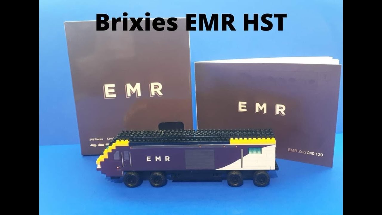 Building Brixie's (mini lego) EMR Intercity 125 Ltd Ed for Mangley Town HST collection