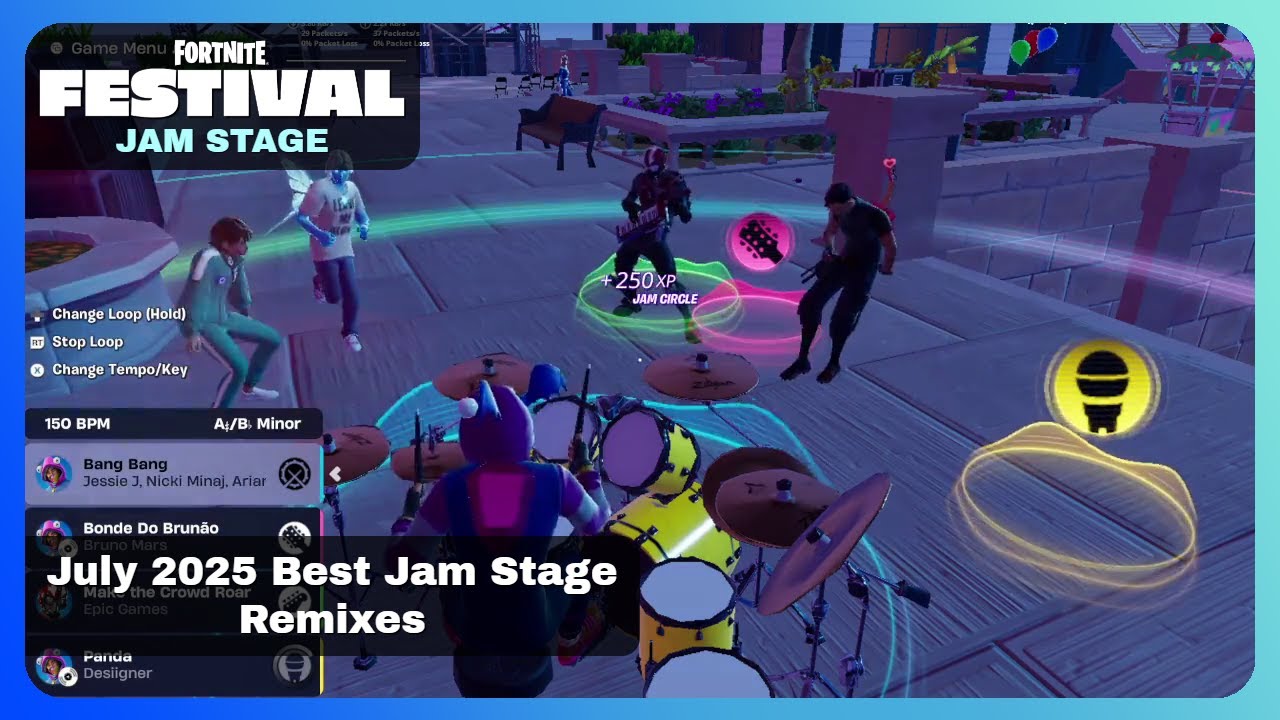 July 2025 Best Jam Stage Remixes - Fortnite Festival