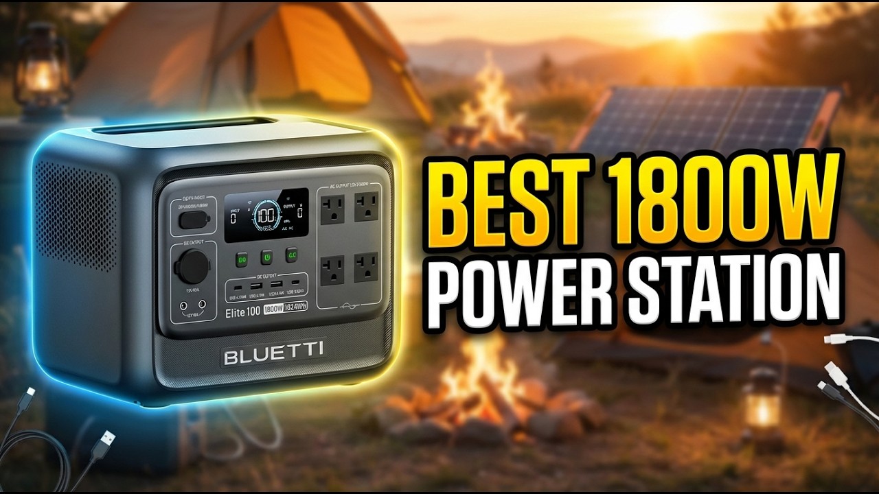 Best 1800W Power Station 2026: Top 5 Picks for Home Backup & Off-Grid Power