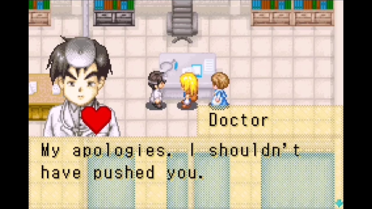 Harvest Moon Friends in Mineral Town Doctor All Heart Event