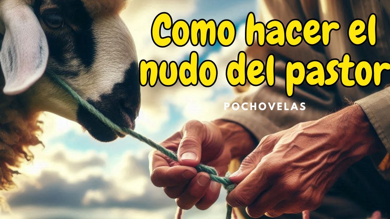 NUDO DEL PASTOR, como hacer nudos que no ahorquen a las ovejas.