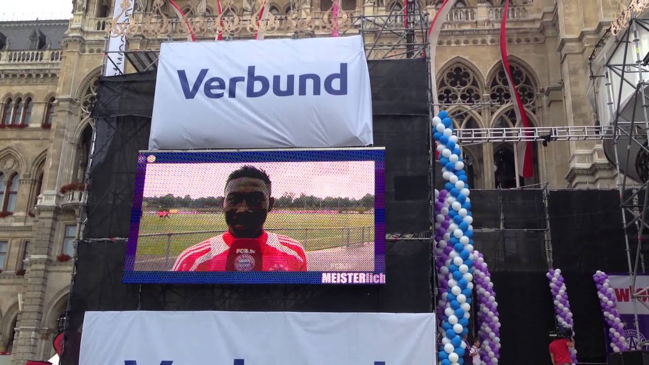 David Alaba gratuliert Austria Wien zum Meistertitel 2013