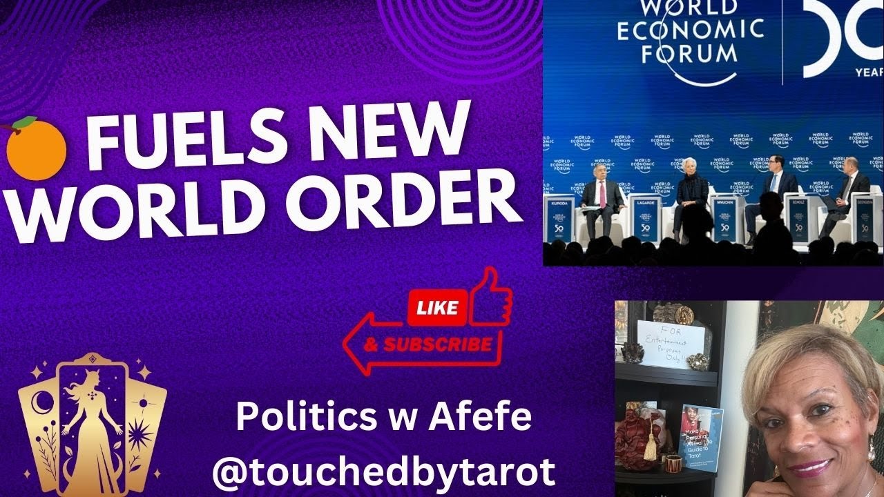 Solar Flares & Tr*mp's Plane 😨🚨✈️; New World Order FOR REAL 🔮 after  Davos Forum