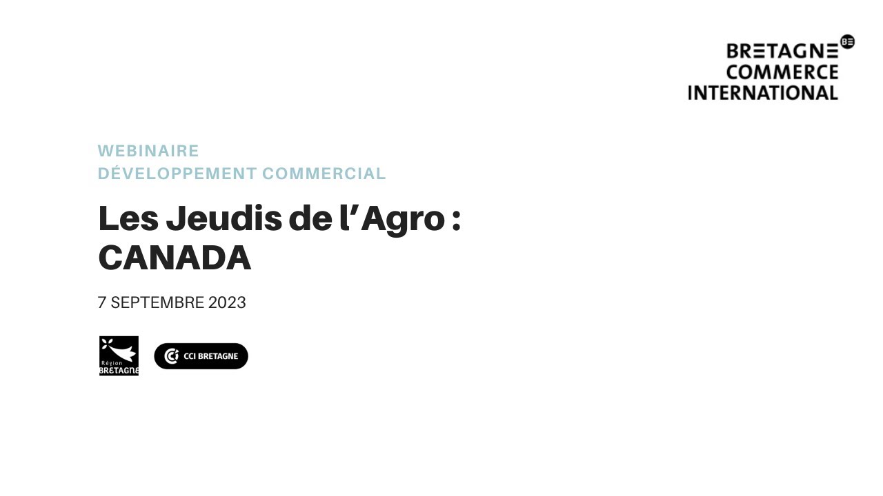 Les Jeudis de l'Agro : Canada