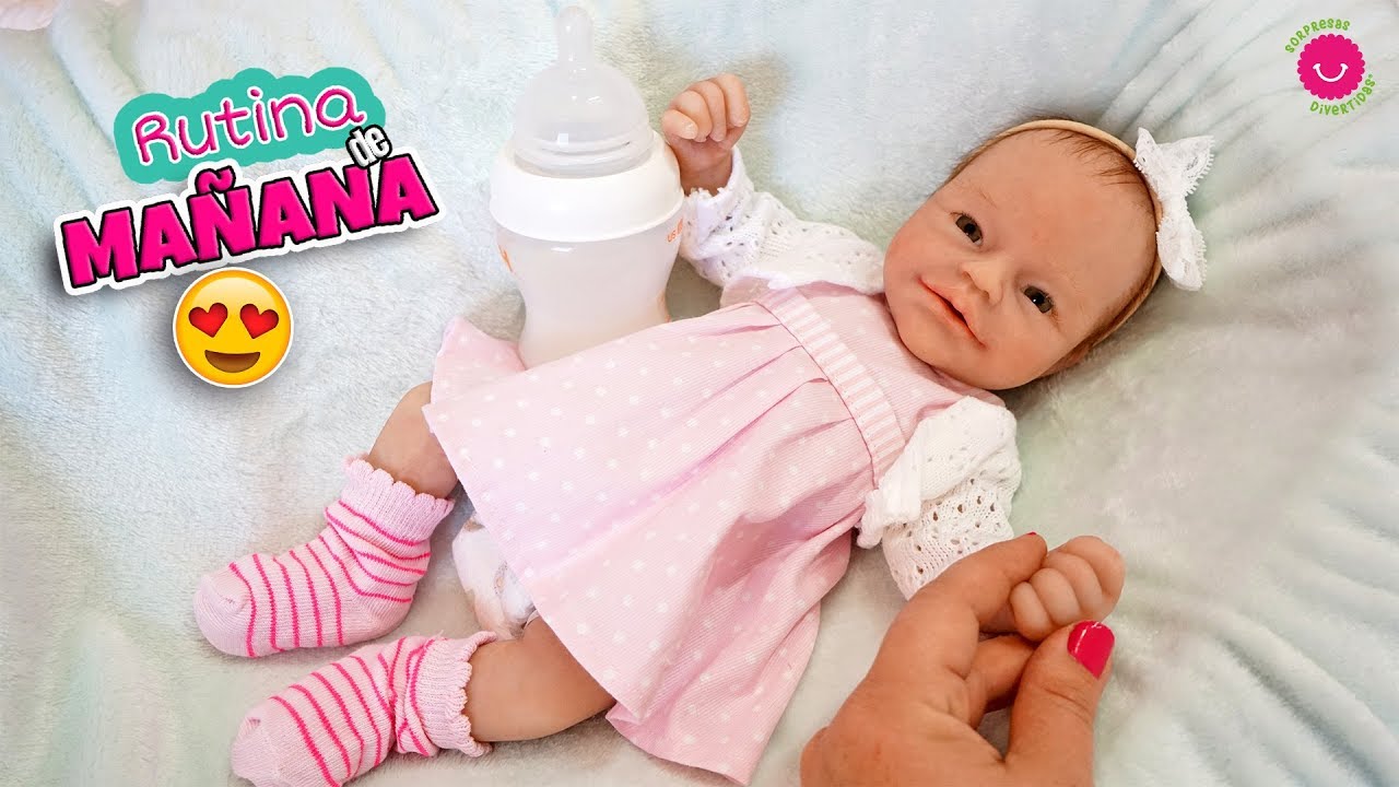 La Rutina de Ma&ntilde;ana de la beb&eacute; ANUK mi reborn de silicona
