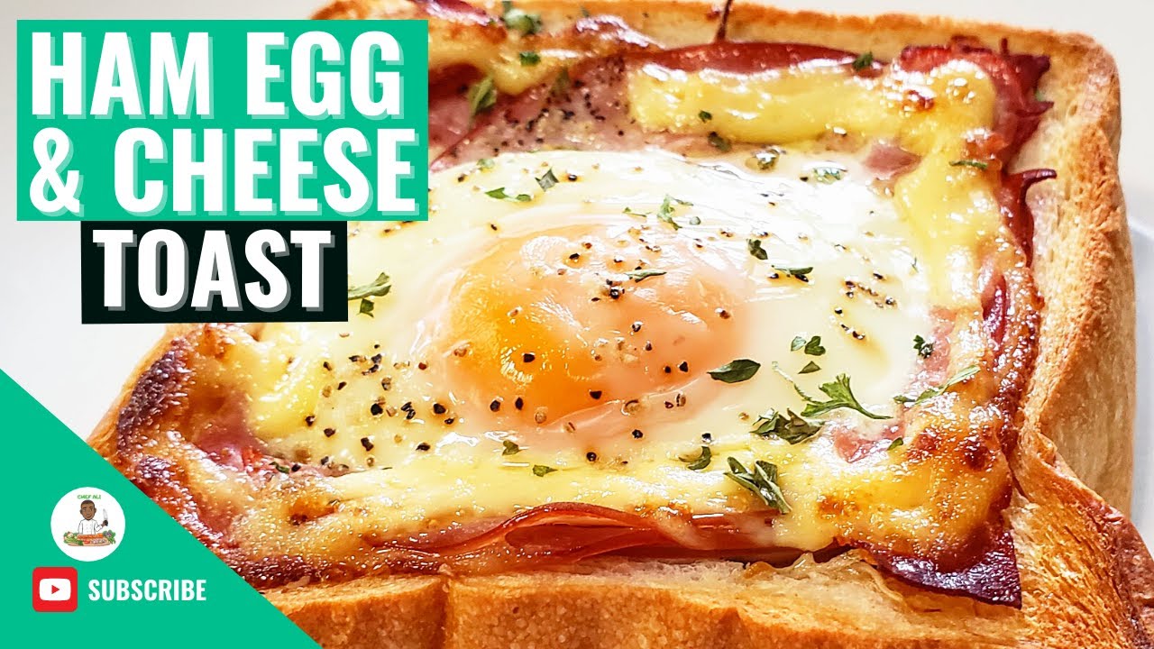 Ham Egg Cheese Breakfast Recipe | Cheesy Stuffed Toast Recipe | How to make Stuffed Toast |