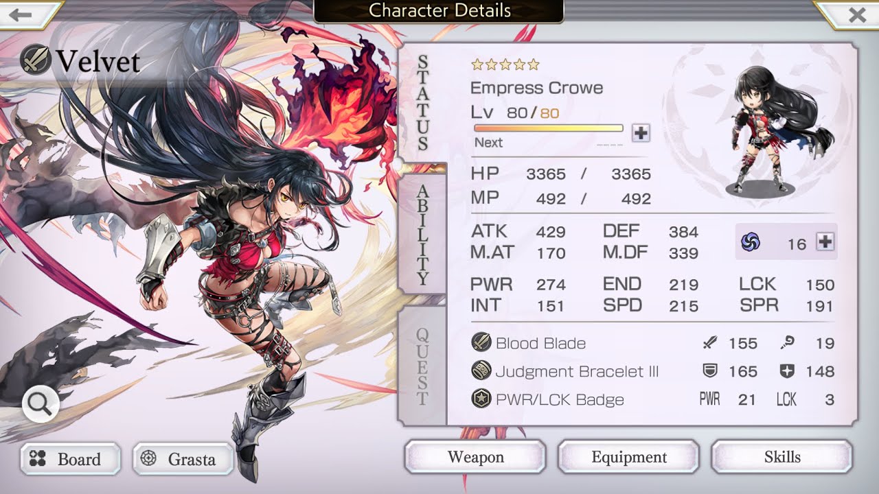 Another Eden Global 2.5.400 Velvet 5* Review, Skills And Gameplay! FREE Tales Of Therion Slasher!