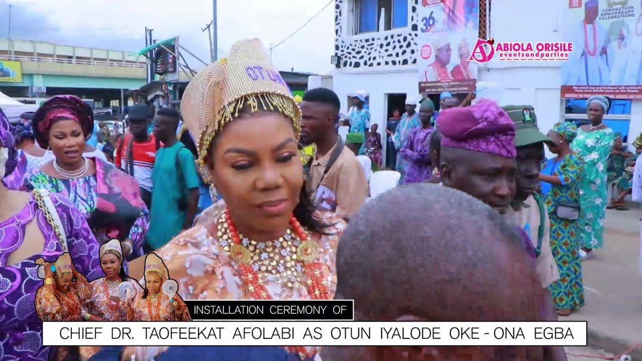 CHIEF DR. TAOFIKAT AFOLABI HONORED WITH OTUN IYALODE OKE ONA