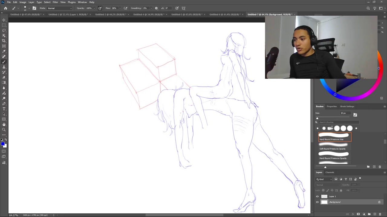 Daily 12 hour drawing stream