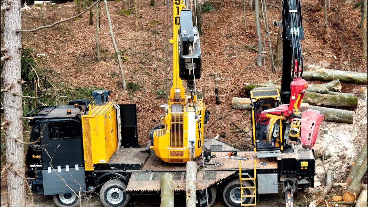 Gebirgsharvester im Einsatz bei Riebli Forst AG 🇨🇭⛰️🪓
