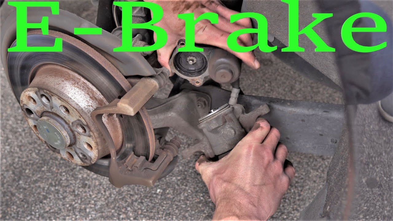 VW Audi Rear Brake Replacement E Brake MANUAL Reset without OBD II