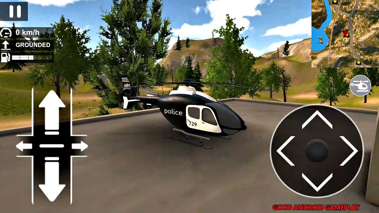 Police Helicopter Simulator - Police Helicopter Cargo Mission Android GamePlay FHD