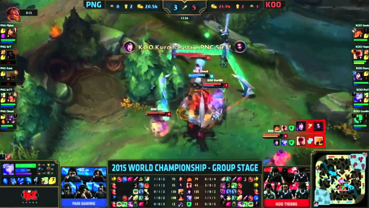 PNG brTT Sivir VS KOO Pray Ashe &Ouml;zet   Grup A   2015 D&uuml;nya Şampiyonası