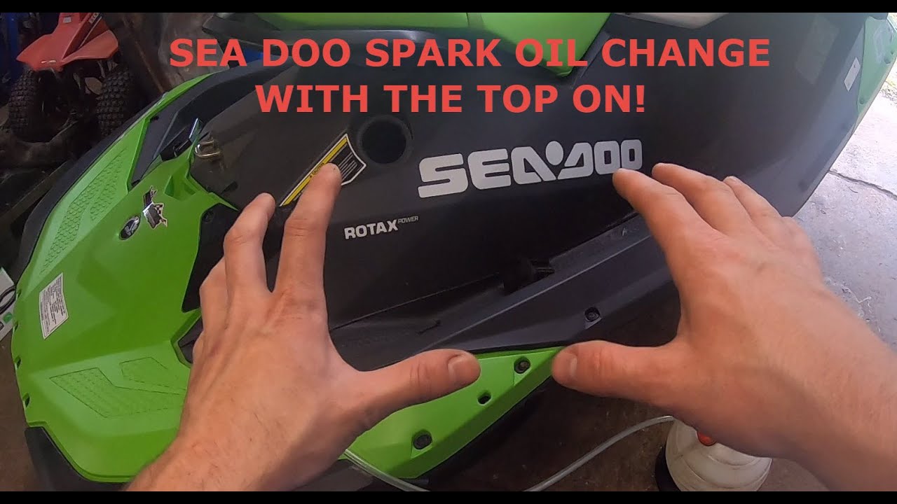 Как заменить масло в Sea Doo Spark / Trixx с несъемным верхом