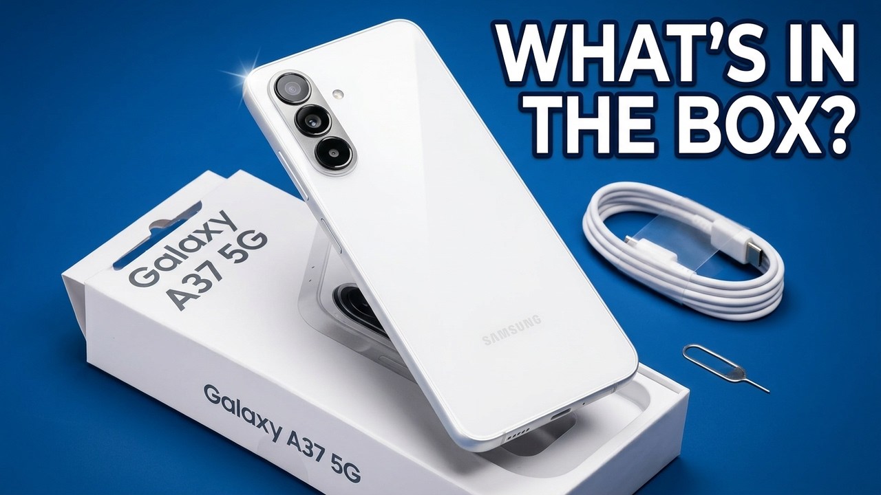 Samsung Galaxy A37 5G: Unboxing All Accessories