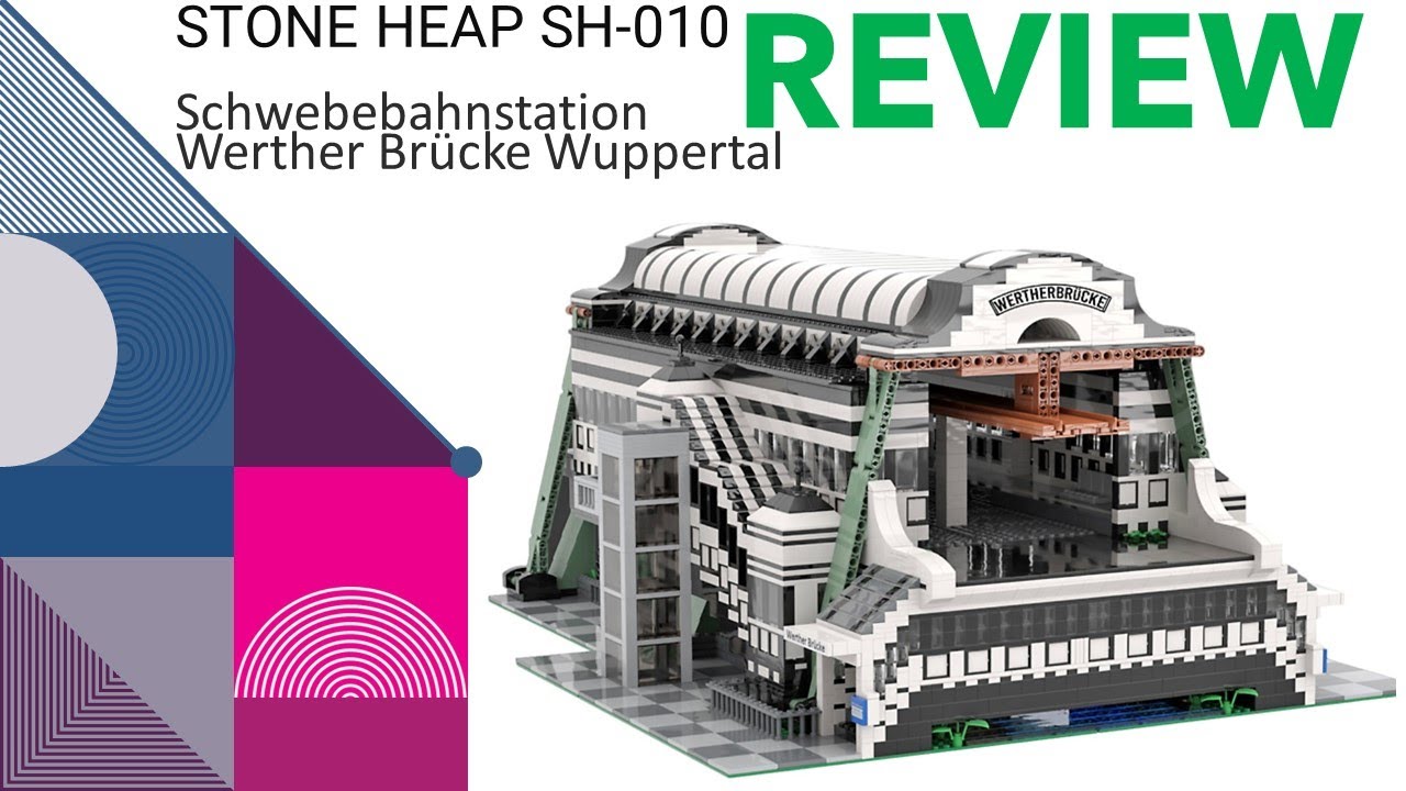STONE-HEAP - Schwebebahn Werther Brücke (Review) # Ben's Lego® / Klemmbausteine Welt - Video 181