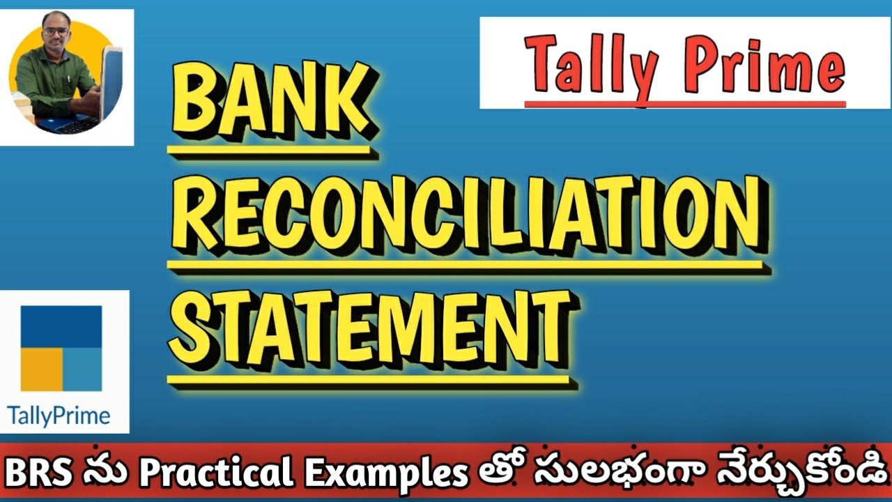 Bank Reconciliation Statement (Tally Prime) || Tally Prime Practical Accounting Course తెలుగులో...