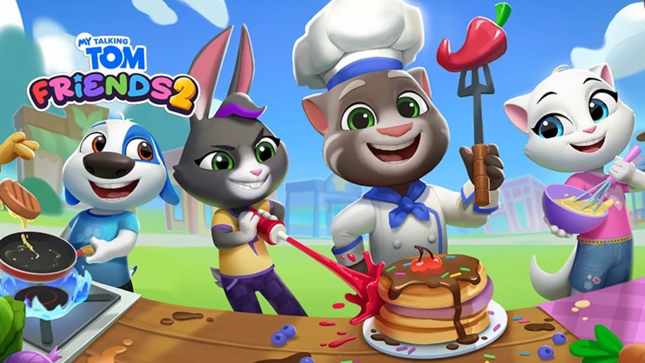 Talking Tom’s Kitchen = PURE CHAOS 🔥