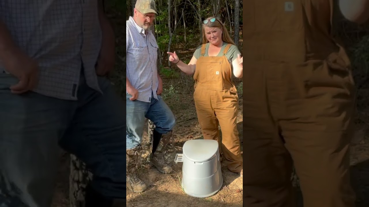 DIRTY BUSINESS 🤪#offgrid #funny #laugh #life #happy #marriage #jokes #youtubeshorts