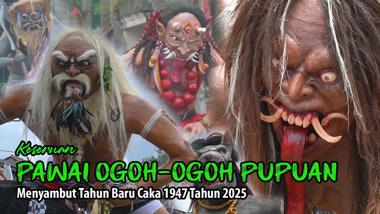 Keseruan Pawai Ogoh-Ogoh Pupuan 2025