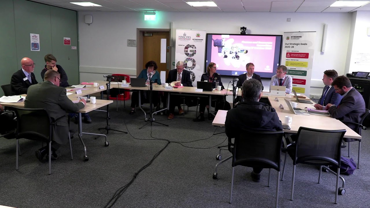 17-10-25 Finance and Resources Committee -  Nottinghamshire and City of Nottingham Fire Authority